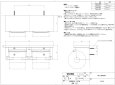 画像3: YH650 NW1 ホワイト TOTO 二連紙巻器 フラット棚 樹脂 トイレットペーパーホルダー 2連紙巻器 (3)