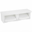 画像1: YH650 NW1 ホワイト TOTO 二連紙巻器 フラット棚 樹脂 トイレットペーパーホルダー 2連紙巻器 (1)