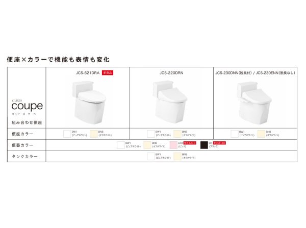 画像6: 【温水便座付き】ジャニス SC8251-SGB キュアーズクーペ　coupe | 節水 排水芯200mm (6)