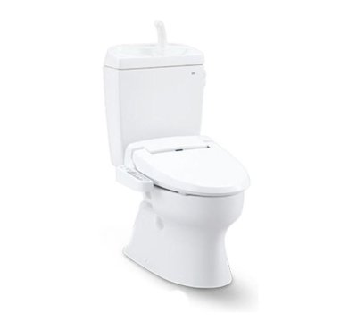 画像1: 【温水便座付き】ジャニス ValueCleanII SC8091-SGB トイレ 排水芯200mm 陶器タンク (1)