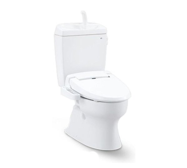 画像1: 【温水便座付き】ジャニス ValueCleanII SC8091-RGB トイレ リフォーム 排水芯305-380mm 陶器タンク (1)