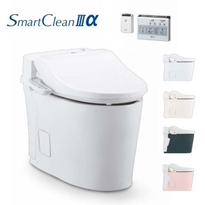 画像2: ジャニス工業 タンクレストイレ スマートクリン3α SMA8205RGB 温水洗浄便座付 オート開閉 リフォーム 排水芯305-380mm (2)