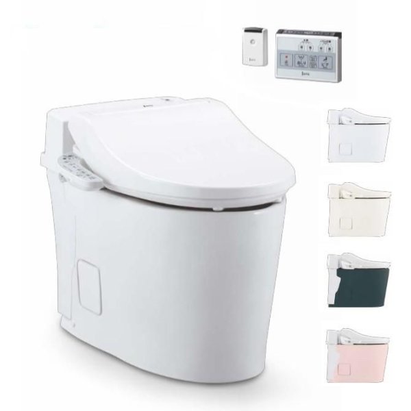 画像1: ジャニス工業 タンクレストイレ スマートクリン3α SMA8205AGB 温水洗浄便座付 オート開閉 壁排水　後抜き120mm (1)