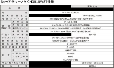 画像13: XCH3015WST パナソニック(PANASONIC)　 アラウーノV　専用トワレS5 (13)