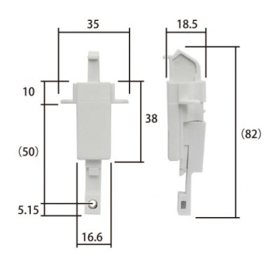 画像2: GYB516000438 SWB7Fラッチ　(DL-1156 )AF    【PANASONIC　AWE】 (2)