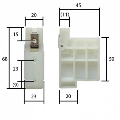 画像4: KC90017Z    ランナーコーナーＫＣＲ２２０（樹脂）　【PANASONIC】 (4)