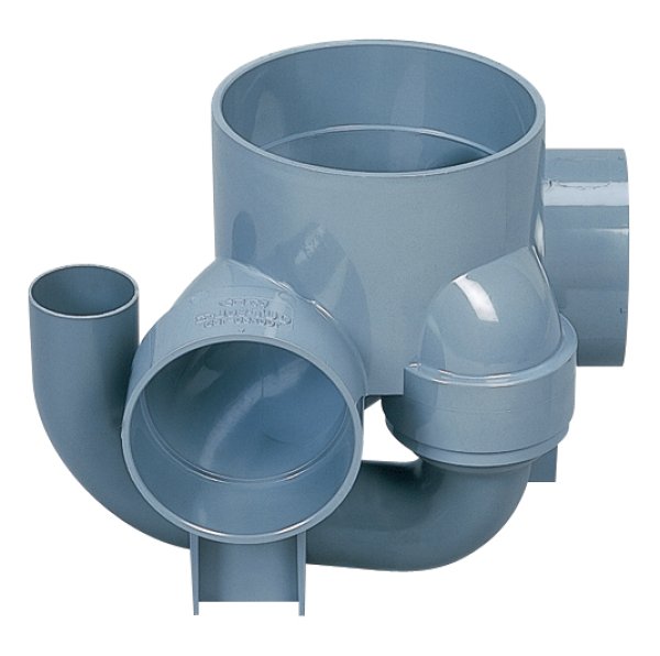 画像1: 小口径マス　SD OUT90L　100-(75・50)-150 左・右・兼用【アロン化成】 (1)