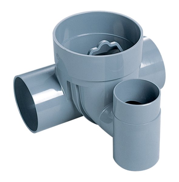 画像1: 仕切板型トラップ付合流　SD UTO　100×75-150【アロン化成】 (1)