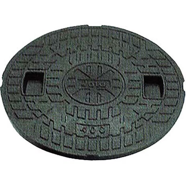 画像1: 城東リプロン 樹脂製マンホール JM-300C (フタのみ)   JOTO 　タメマス300用　黒 (1)