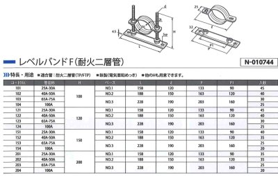 画像4: N-010744  レベルバンドF　耐火二層管【日栄インテック】 (4)