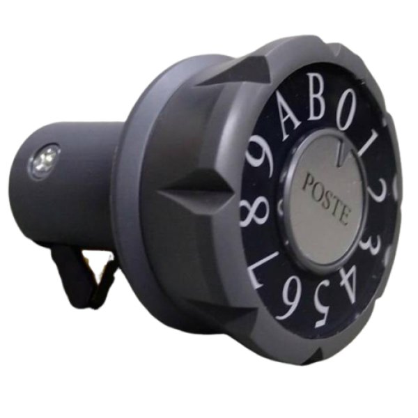 画像1: ポスト交換ラージダイヤル錠【リンタツ株式会社】 (1)