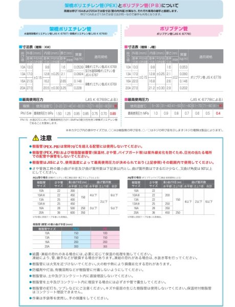 画像2: QXPE-13-100Q 前澤給装【最短納期出荷】架橋ポリエチレン管 13A×100m JIS規格品 (2)
