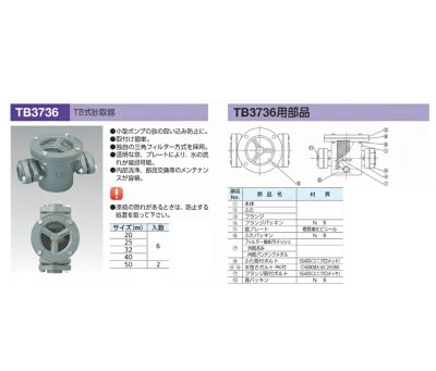 画像1: 東邦工業 TB式砂取器用部品 フランジ 純正パーツ（ボルト・パッキン別売）×2枚 (1)