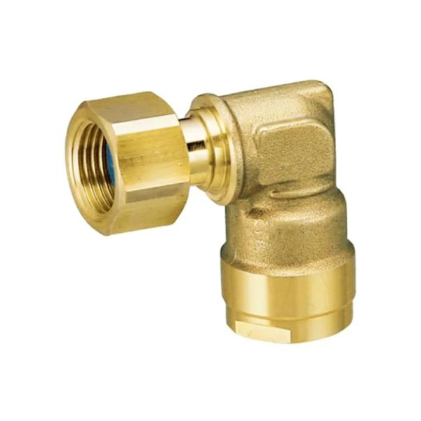 画像1: WL12-1313-S　オンダ製作所　エルボアダプター　黄銅　共用　 (1)