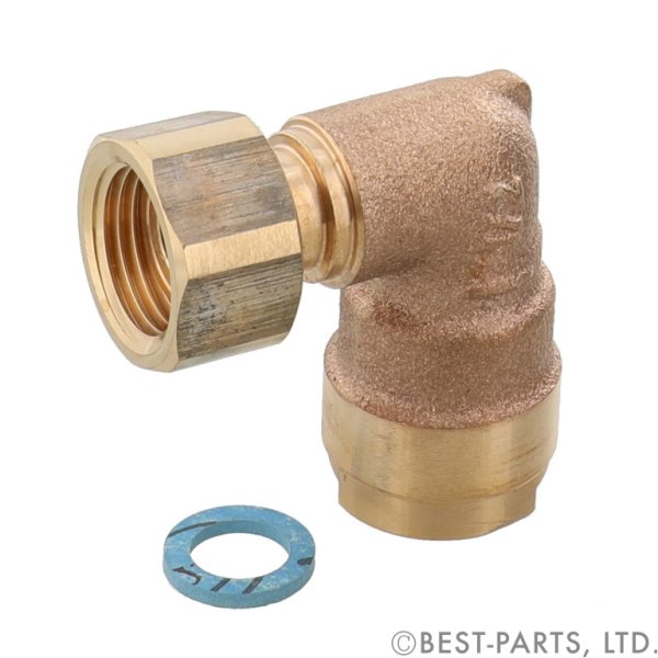 画像1: WL12C-2020C-S　　オンダ製作所　エルボアダプター　青銅　PB　 (1)