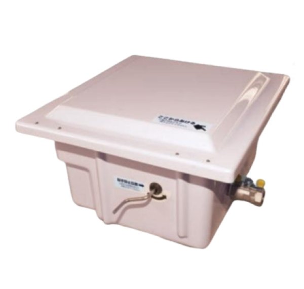 画像1: 【ホーコス】GF3-N15F II    床置型グリーストラップFRP製『パイプ流入式』　FRP蓋付 (1)