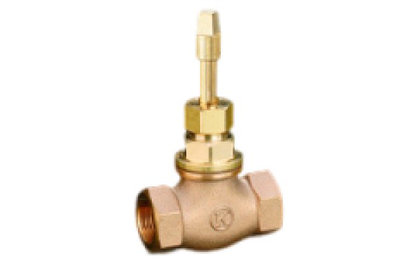 画像1: 内ねじ甲形止水栓（コマ式） KS-302-13 光明製作所　ボーシ（キャップ）ハンドル (1)