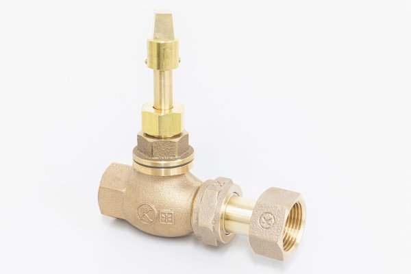 画像1: 内ねじ伸縮止水栓（コマ式） KS-402-50 光明製作所　ボーシ（キャップ）ハンドル (1)