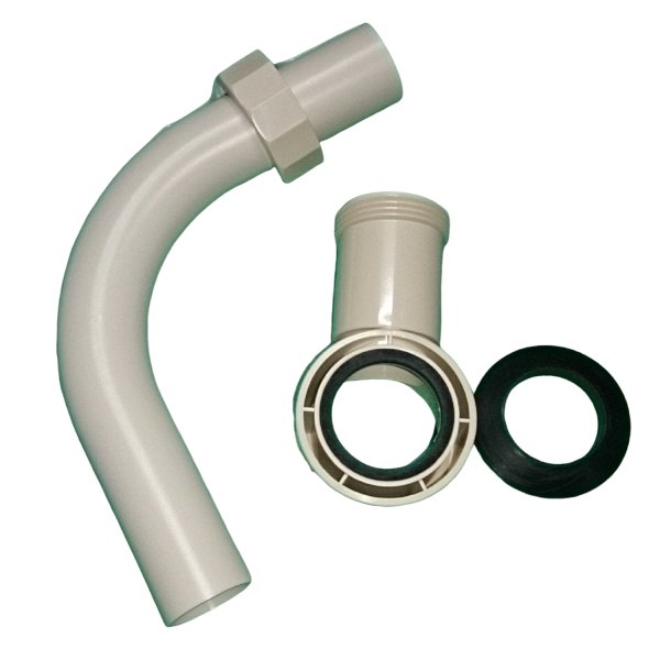 画像1: CQ63DS1K08K  Ｌ型テールピース袋ナット3角パッキンつき　-PANASONIC (1)