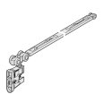 画像1: MJB862N031　パナソニック ソフトクローズ付ランナー（両側）  | N色 旧MJB860/861後継品 上吊り引戸 (1)
