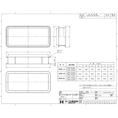 画像2: 【ホーコス】かさ上げ　KFRU-15 KFRU-25 (2)