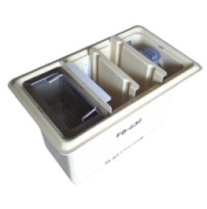 画像1: FO-1050　蓋付【プレパイ工業株式会社】FRP製　側溝・パイプ流入地中埋設型オイルトラップ　 (1)