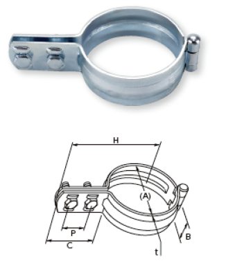 画像2: N-010232  FTP立バンドBN付 【日栄インテック】 (2)