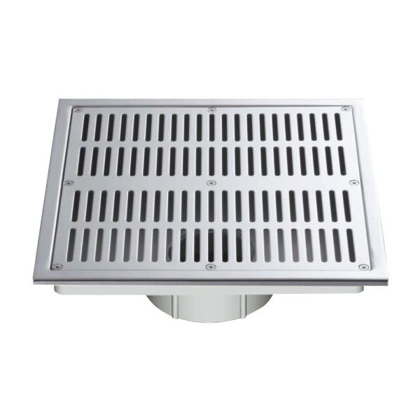 画像1: 400-504   底面角型循環金具【吸込・吐出・連通】【株式会社カクダイ】 (1)