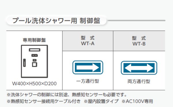 画像2: WT-A / WT-B ダイレオ プール洗体シャワー用 制御盤 (2)