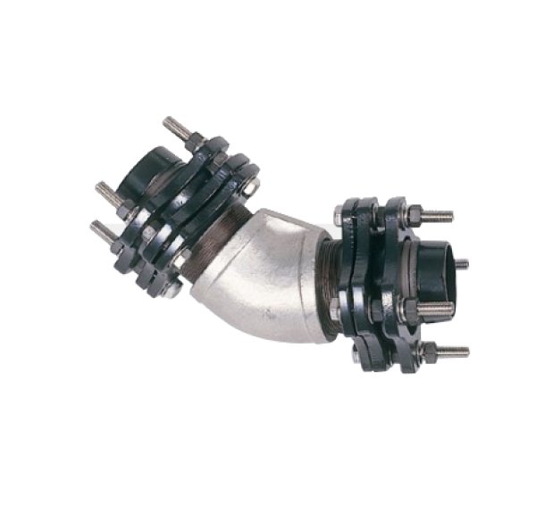 画像1: IOP-EL45 45°エルボ  温泉パイプ用継手（アイポリー OXL 共通）【イノアック】 (1)