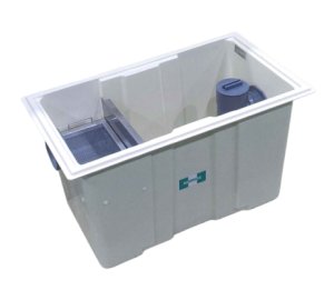 画像1: GFC-75P-T-14　ホーコス　グリーストラップ　地中埋設専用　パイプ流入式　耐荷重蓋T-14仕様　75L (1)