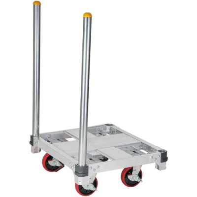 画像2: FC4-0775 ハセガワ　アルミ運搬車　イットン台車　４輪ミニタイプ (2)