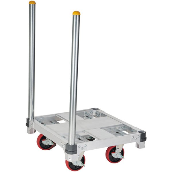 画像2: FC4-0775 ハセガワ　アルミ運搬車　イットン台車　４輪ミニタイプ (2)