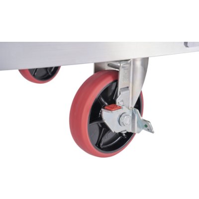 画像6: FC6-1275 ハセガワ　アルミ運搬車　イットン台車　６輪タイプ (6)