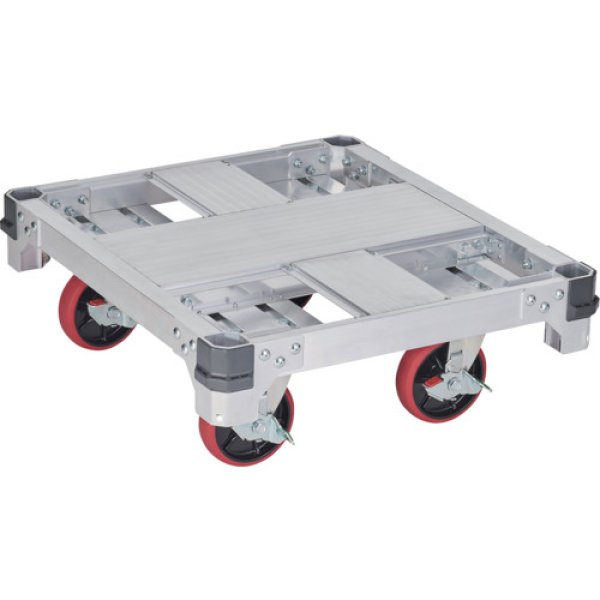 画像1: FC4-0775 ハセガワ　アルミ運搬車　イットン台車　４輪ミニタイプ (1)