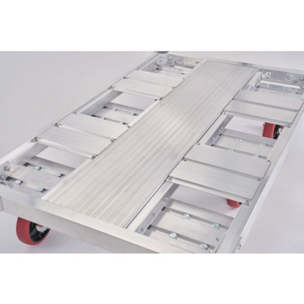 画像3: FC4-0775 ハセガワ　アルミ運搬車　イットン台車　４輪ミニタイプ (3)