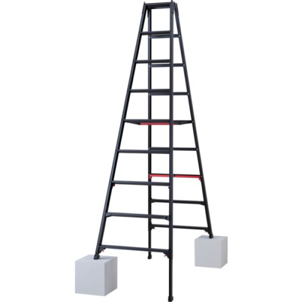 画像1: 長谷川工業 伸縮脚立/上部操作タイプ RYRB-27 (1)