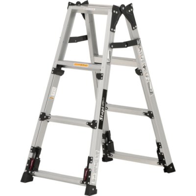 画像6: SCN-120B ＰｉＣａ　上部操作式四脚アジャスト式はしご兼用脚立スタッピーＳＣＮ型 (6)