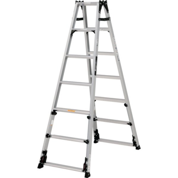 画像6: SCN-210B ＰｉＣａ　上部操作式四脚アジャスト式はしご兼用脚立スタッピーＳＣＮ型 (6)