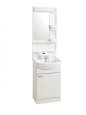 画像1: LU0505FEJ1E10 BW1+LUM5010LLN ジャニス工業 洗面化粧台 幅500mm シャワー水栓 (1)