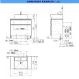 画像5: ジャニス工業 LU0753CSD1E(BW1) ラインキャビ スクエアラインミディ 750幅 引出し水栓 | Janis (5)