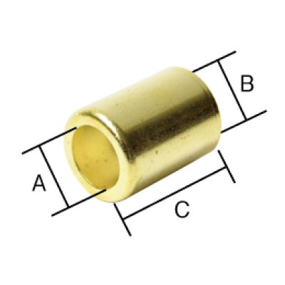 画像2: 【株式会社オーミヤ】カシメキャップ（真鍮） ON302 (2)