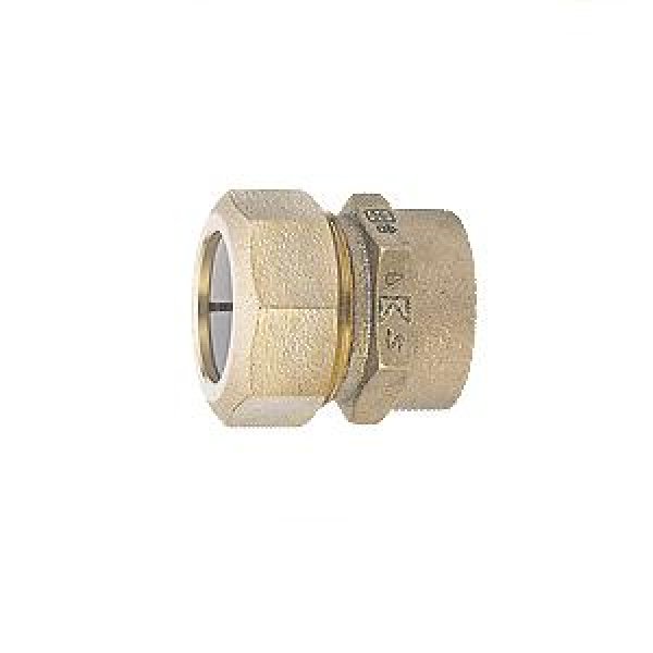 画像1: KITZ KCPジョイント めねじ付ソケット 1FS 2FS | 水道用ポリエチレン管用金属継手 1種 2種 (1)