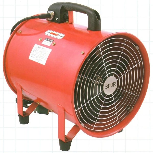 画像1: サンピース φ200 ポータブルファン SPJ-200FN 単相100V 業務用送風機 (1)
