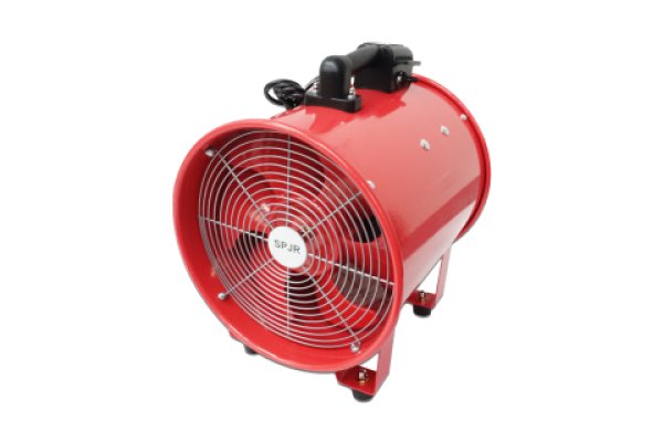画像1: サンピース SPJ-300FR ポータブルファン φ300 単相100V 業務用軸流送風機 (1)