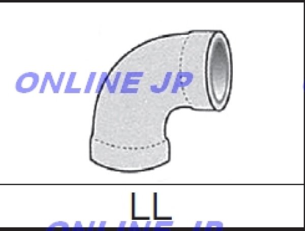 画像1: 【CCI】音ナイン　H-SX100-LL 大曲エルボ (1)
