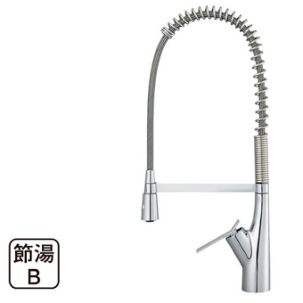 画像1: K8731JV-13【SANEI株式会社】   シングルワンホールスプレー混合栓 (1)