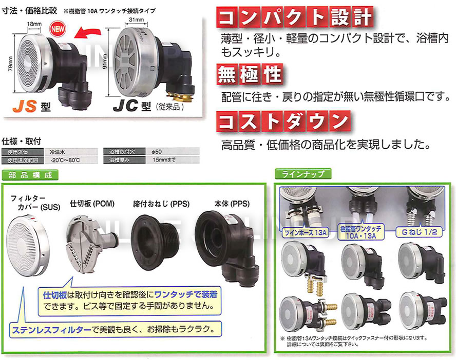 納得できる割引 浴槽用 一口循環接続金具 カクダイ4141 給湯器金具 エコキュート 温水器 ガス給湯器