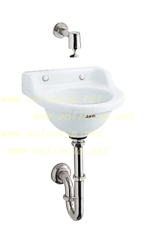 L81D  -JANIS 隅付小形手洗器　 250X250   BW1(ホワイト)
