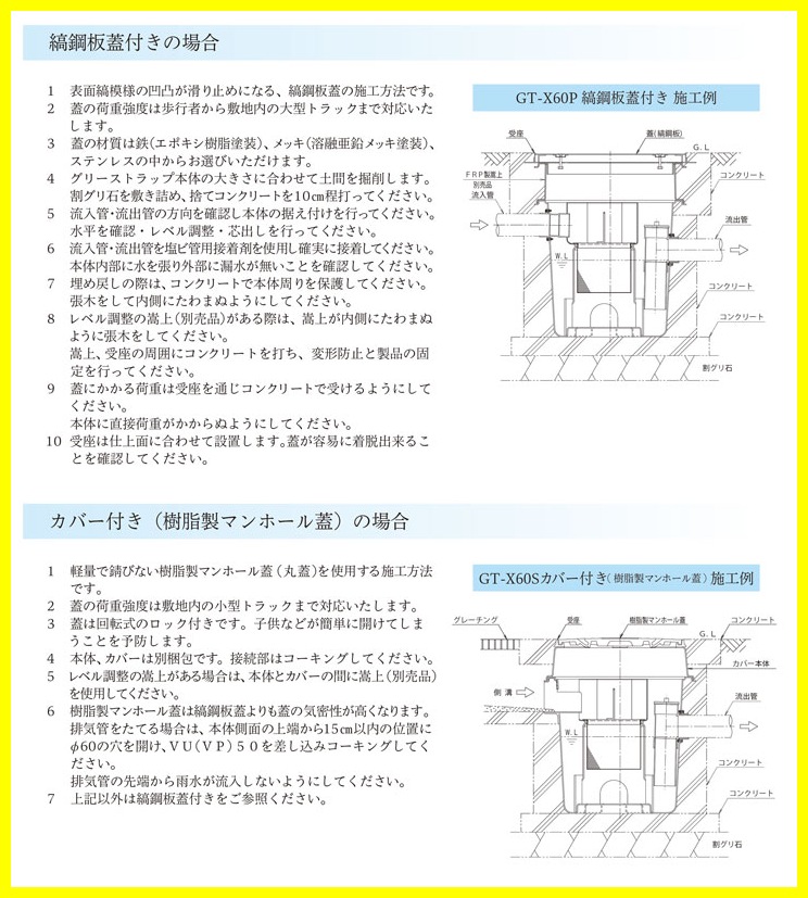 販売実績No.1 ###前澤化成工業 グリーストラップ パイプ流入埋設型 GT-NP FRP製 軽荷重